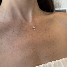 Load image into Gallery viewer, Paige Diamond Cross Necklace
