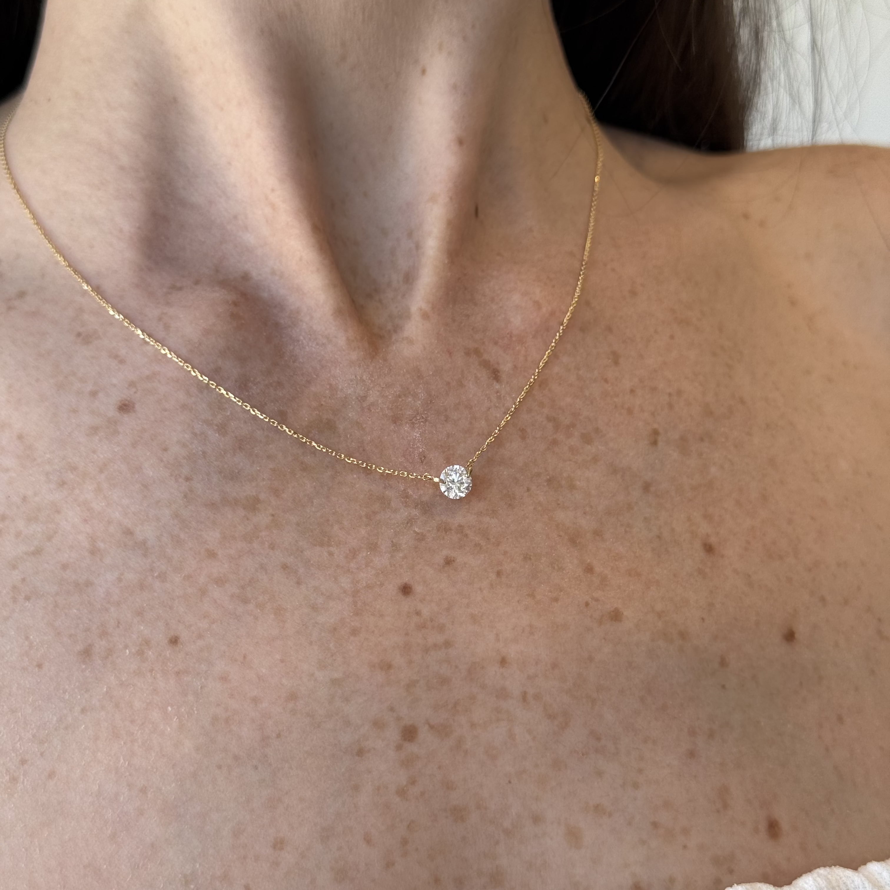 Charlie Solitaire Diamond Necklace 0.50 ct.