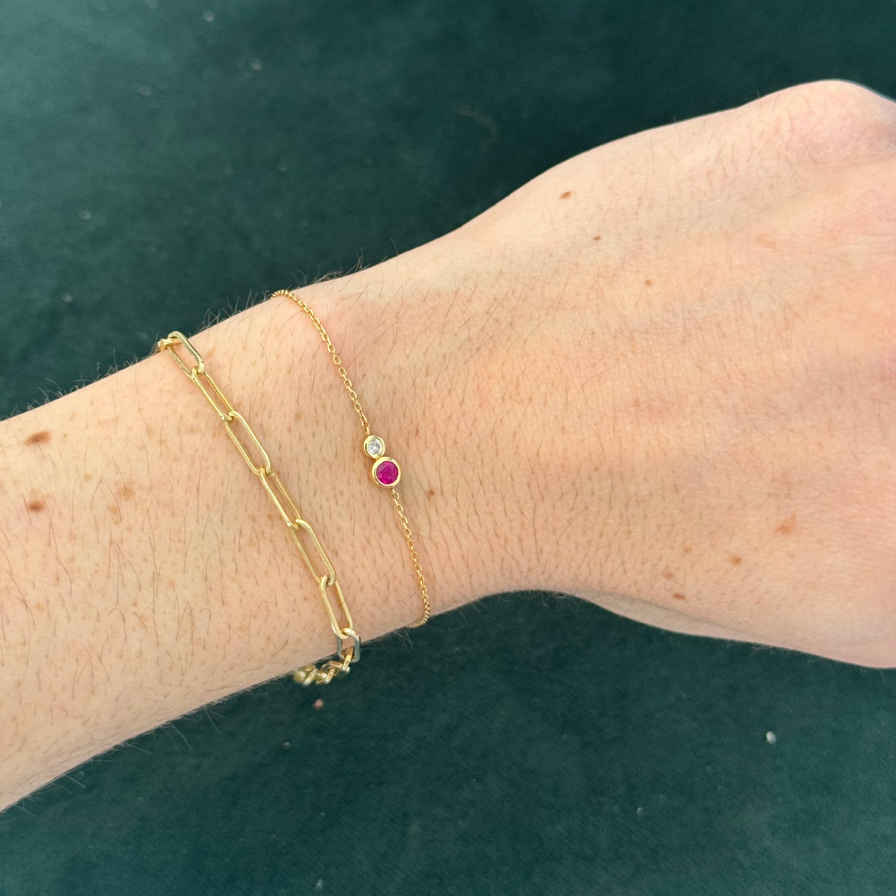 Marisol Ruby Diamond Bracelet