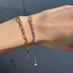 Pily Paperclip Gold Bracelet