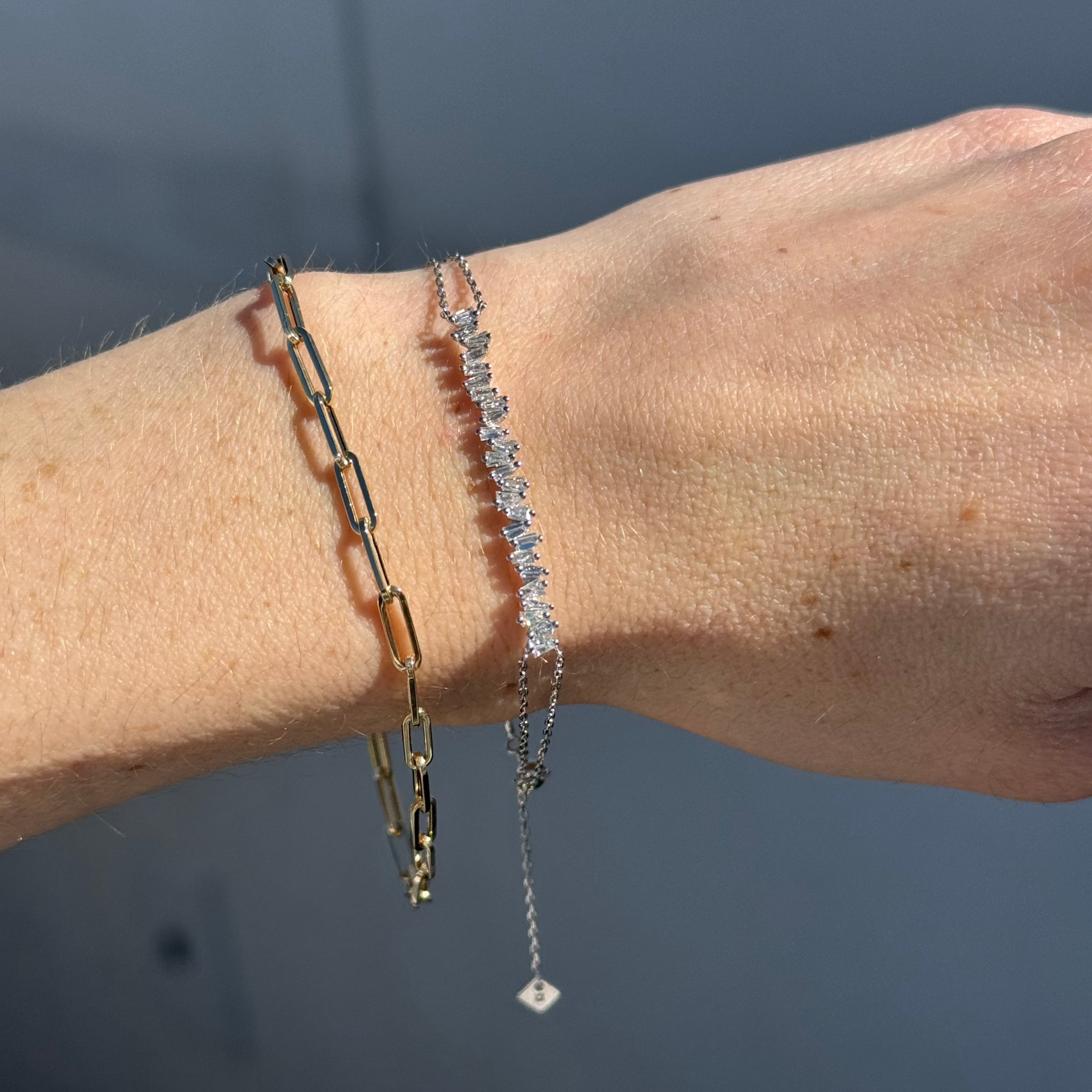 Anna Baguette Diamond Bracelet