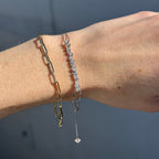 Pily Paperclip Gold Bracelet