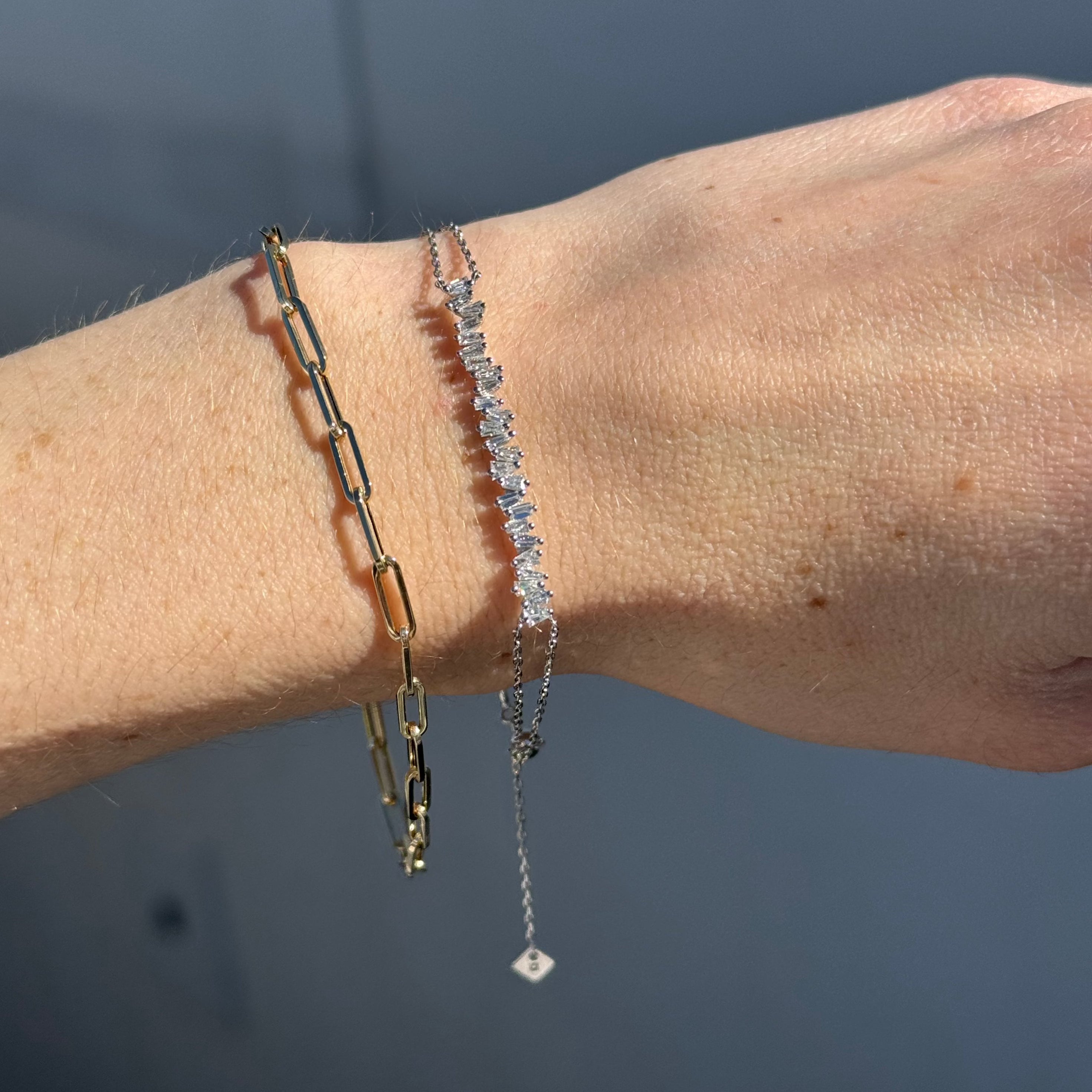 Pily Paperclip Gold Bracelet