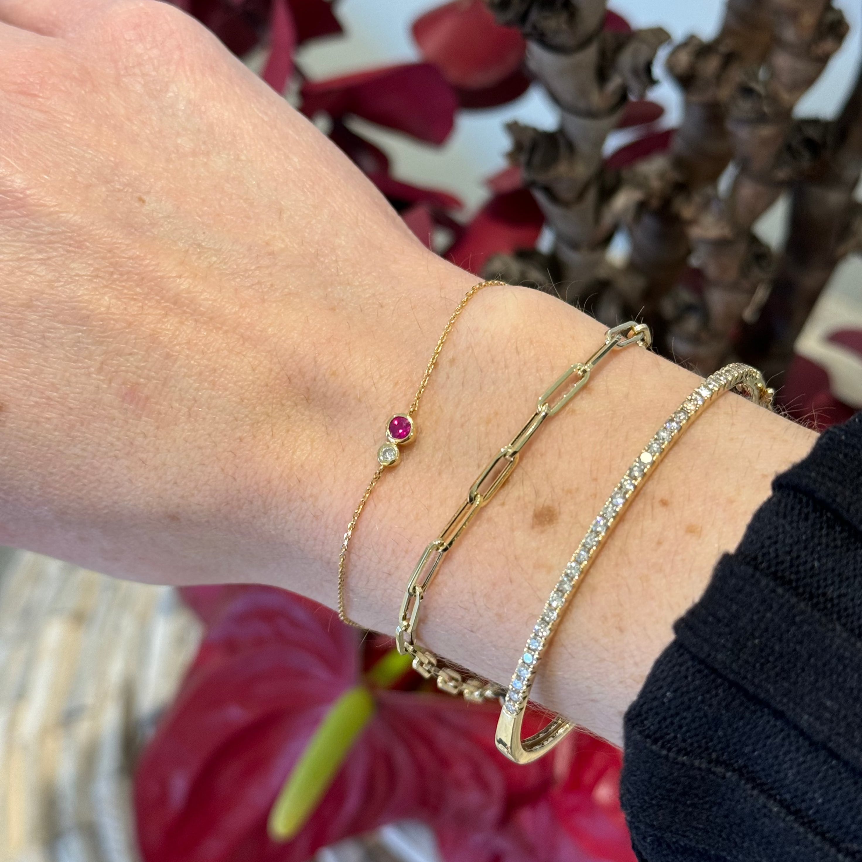 Marisol Ruby Diamond Bracelet
