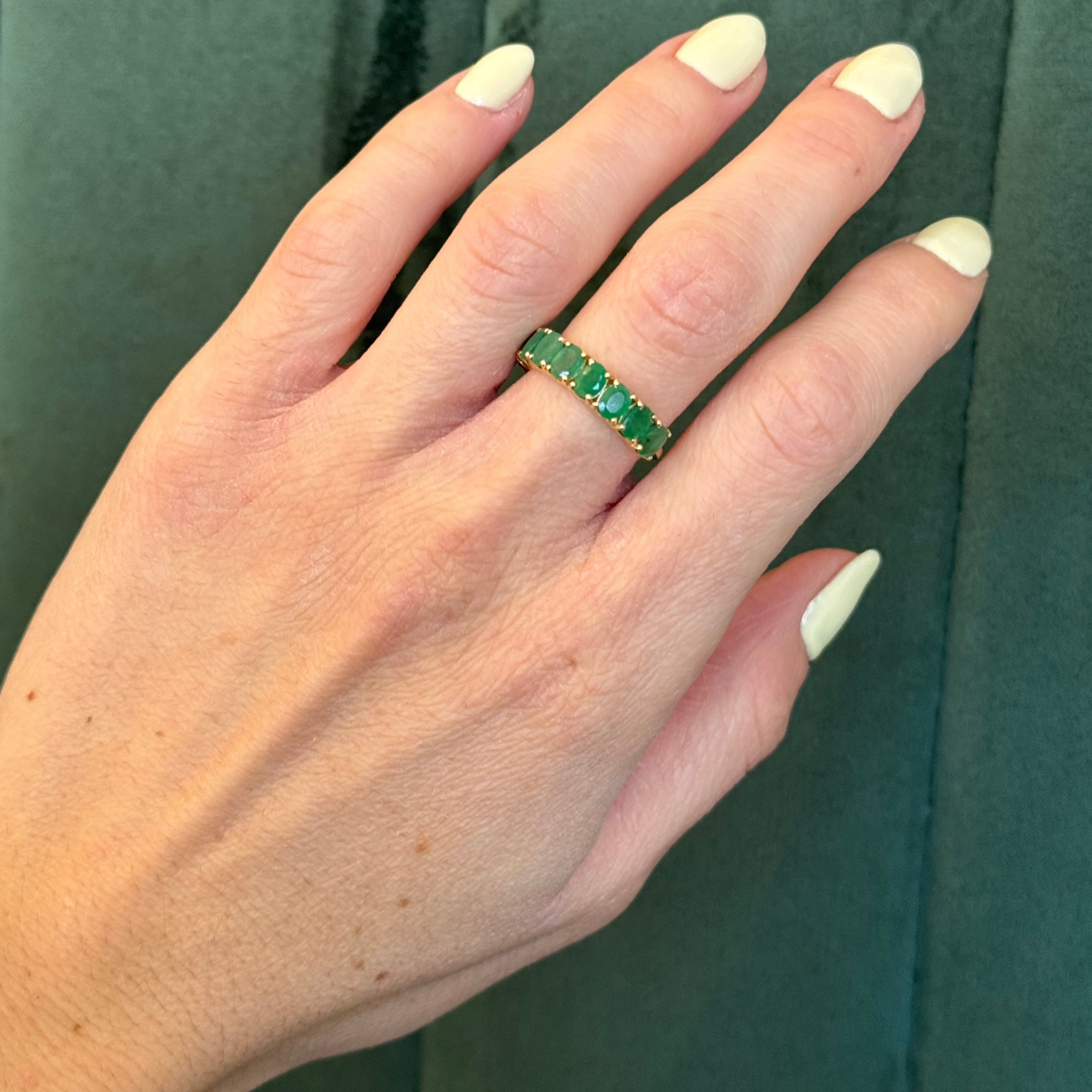Padme Emerald Ring