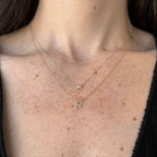 Alphabet Diamond Necklace