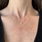 Frida Solitaire Diamond Necklace 0.20 ct.