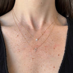 Alphabet Diamond Necklace