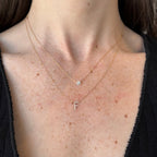 Alphabet Diamond Necklace