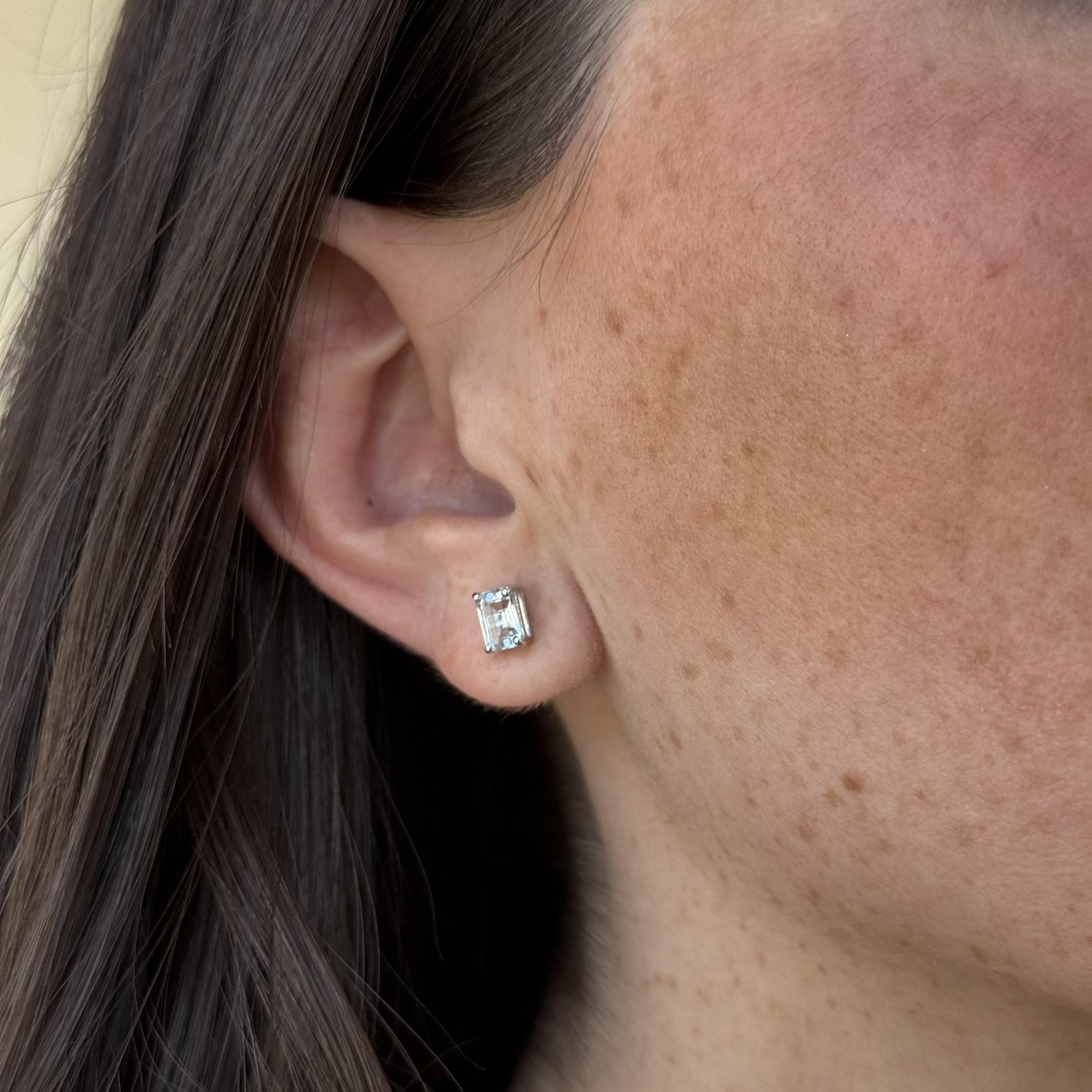 Marissa Aquamarine Studs