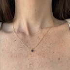 Jackie Blue Sapphire Necklace