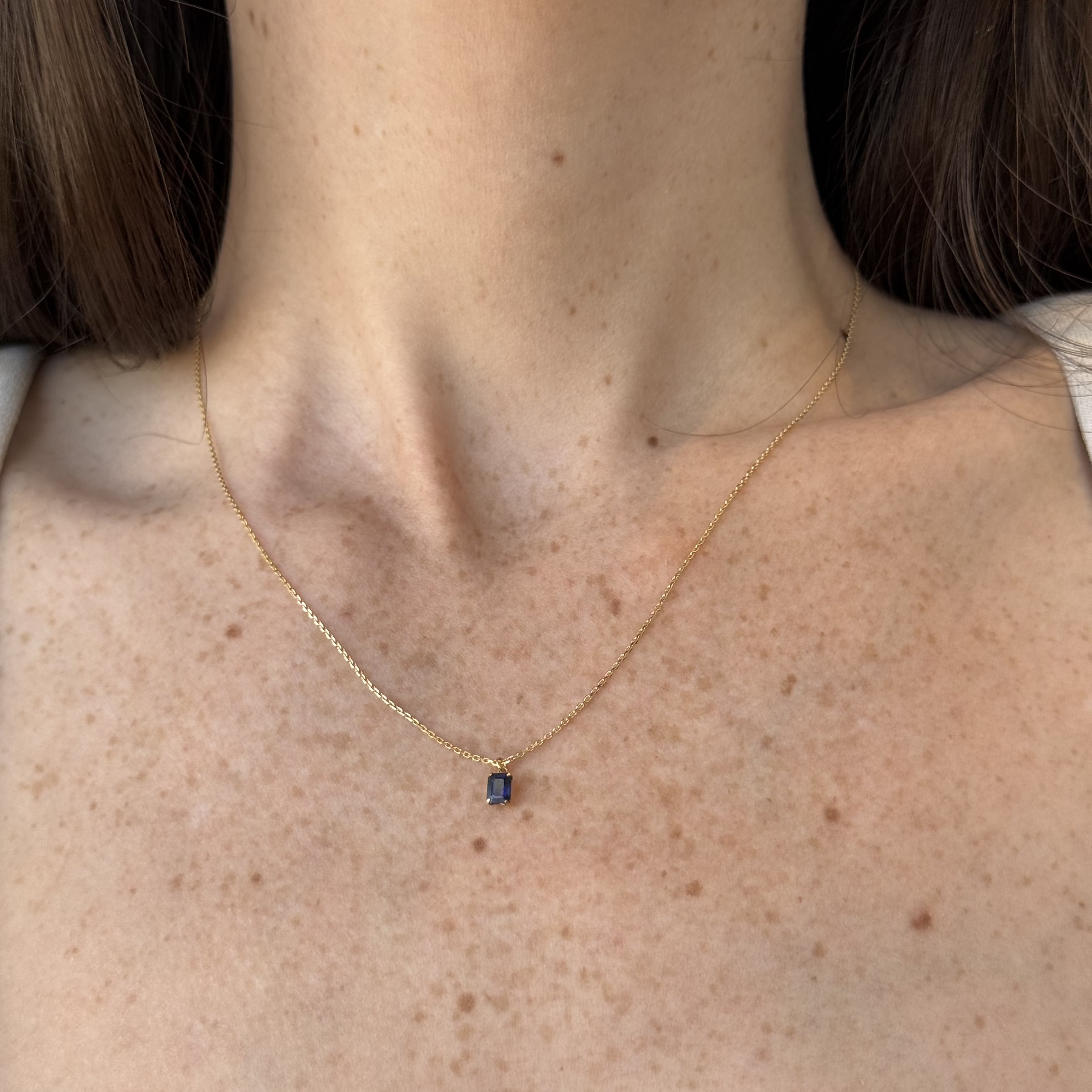 Jackie Blue Sapphire Necklace