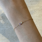 Marea Pink Sapphire Diamond Bracelet