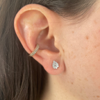 Vittoria Pear Diamond Studs