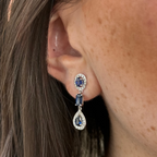 Juliana Sapphire Diamond Earrings