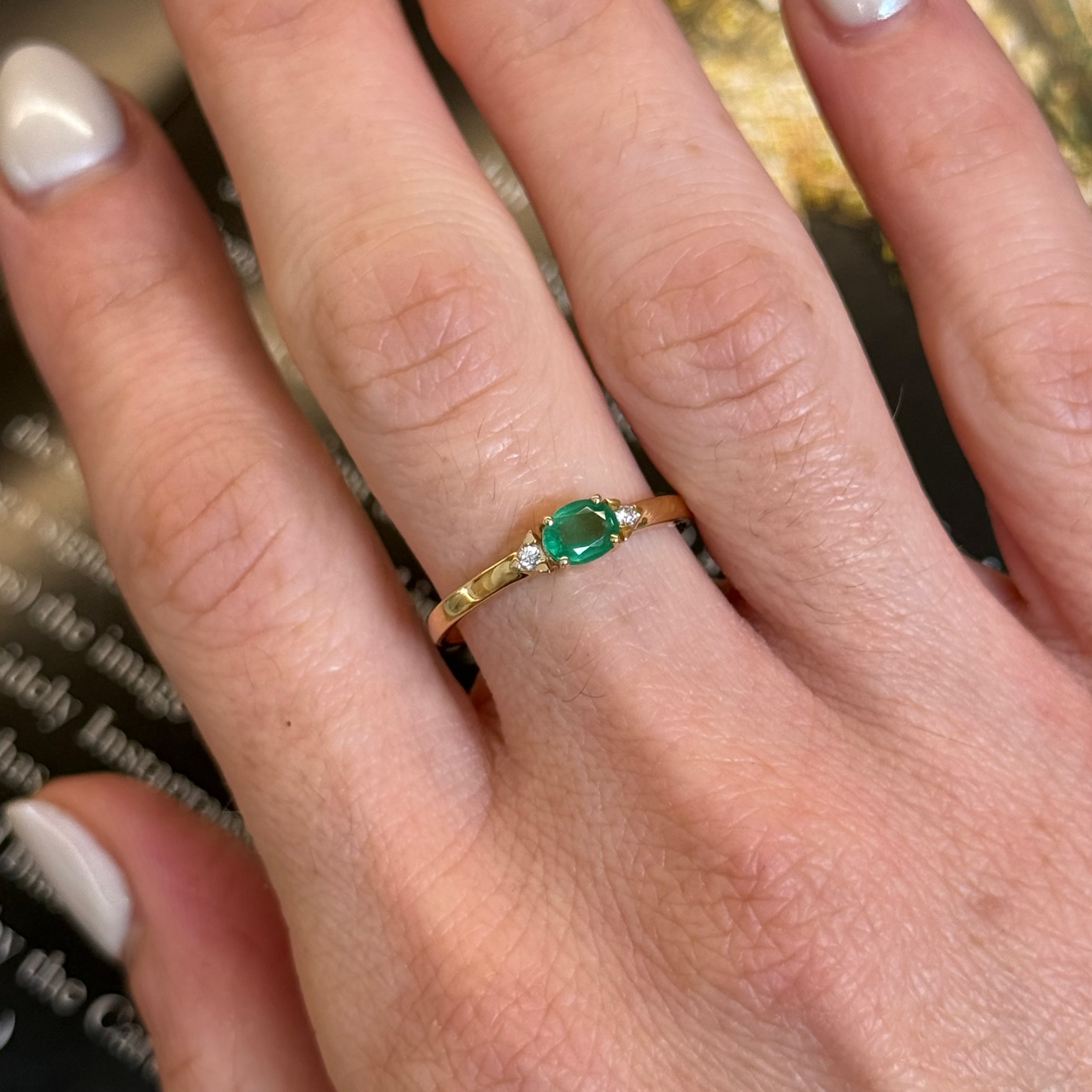 Carolina Emerald Ring