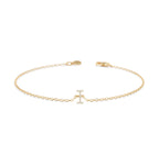 Alphabet Diamond Bracelet