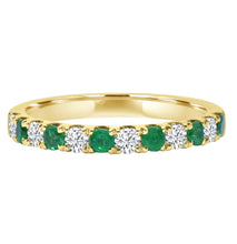 Load image into Gallery viewer, Iris Emerald Diamond Ring
