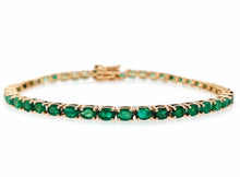 Load image into Gallery viewer, Ivonne Emerald Tennis Bracelet 6.57 ct.
