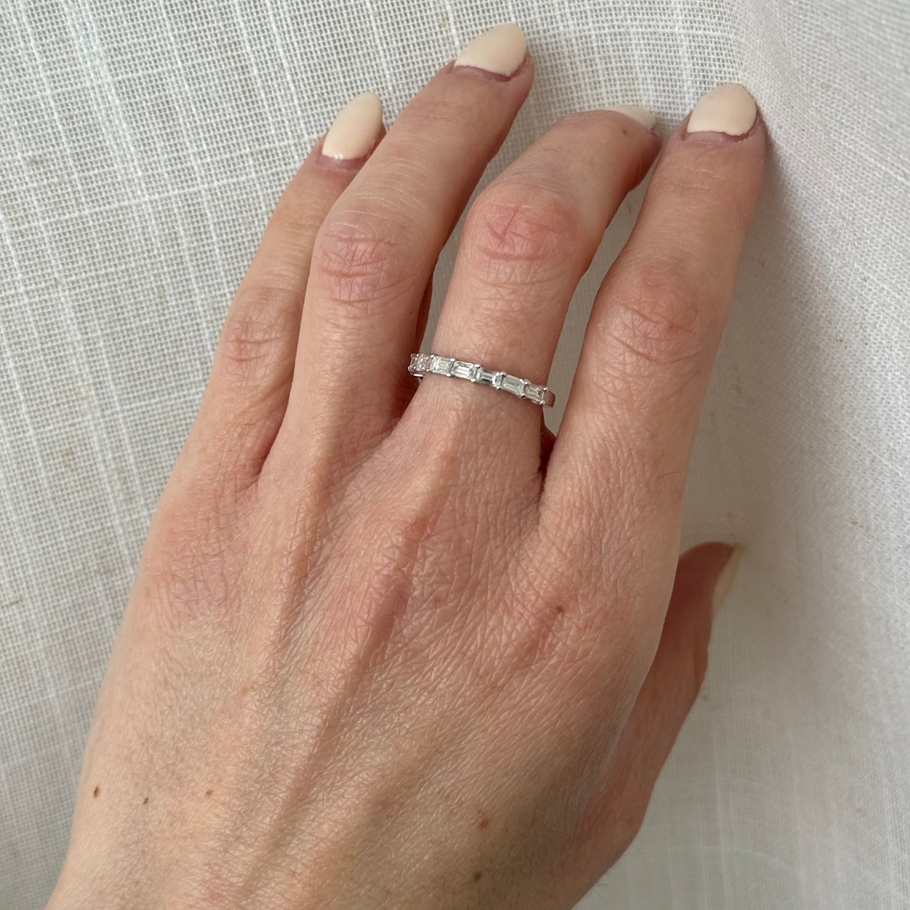 Jovanka Baguette Diamond Ring