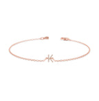 Alphabet Diamond Bracelet
