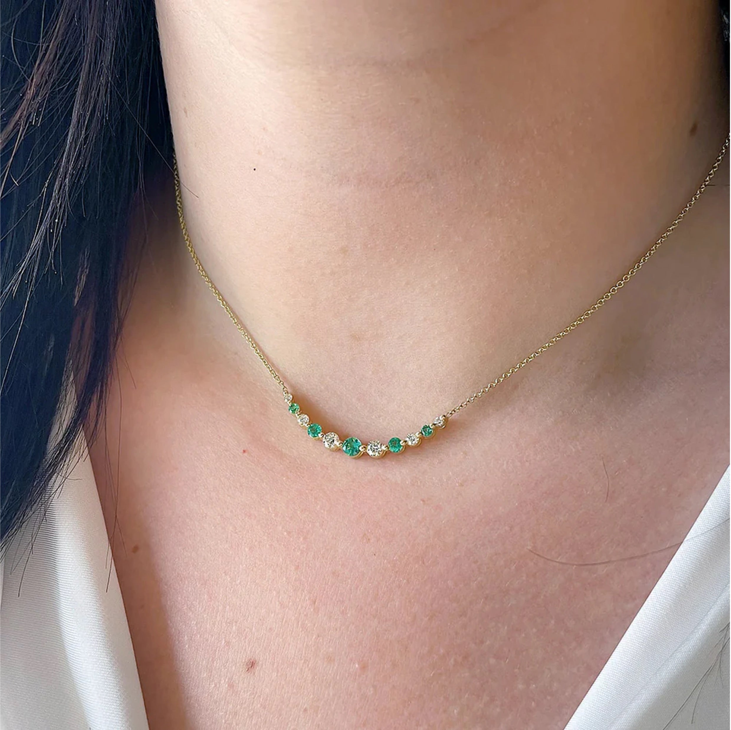 Karen Emerald Necklace