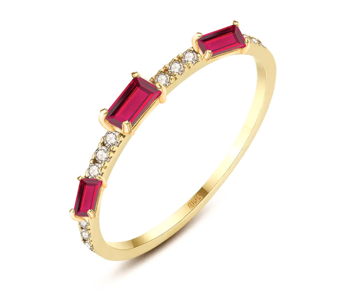 Karim Ruby Diamond Ring