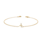 Alphabet Diamond Bracelet