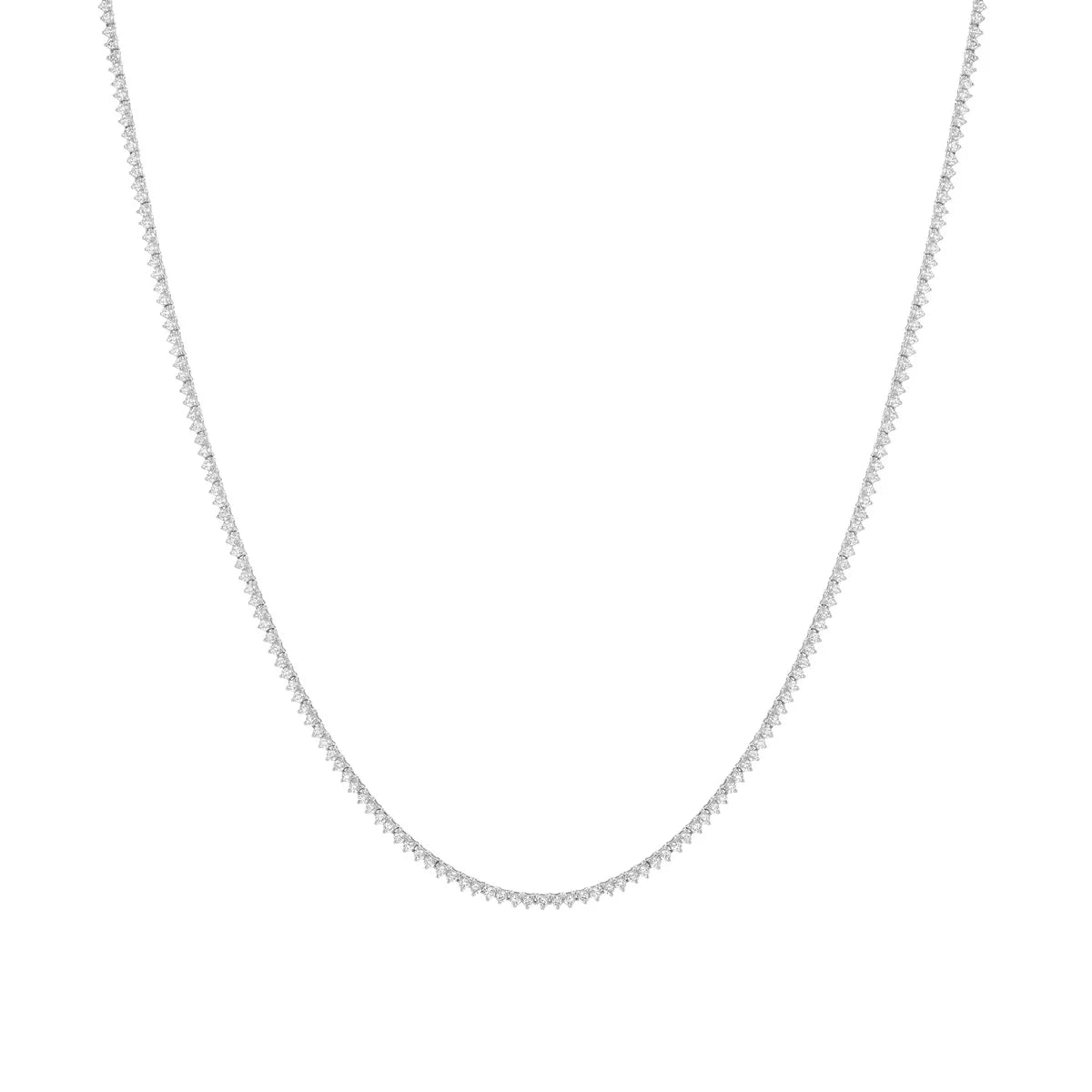Lilian Diamond Straight Tennis Necklace 4.0 ct.