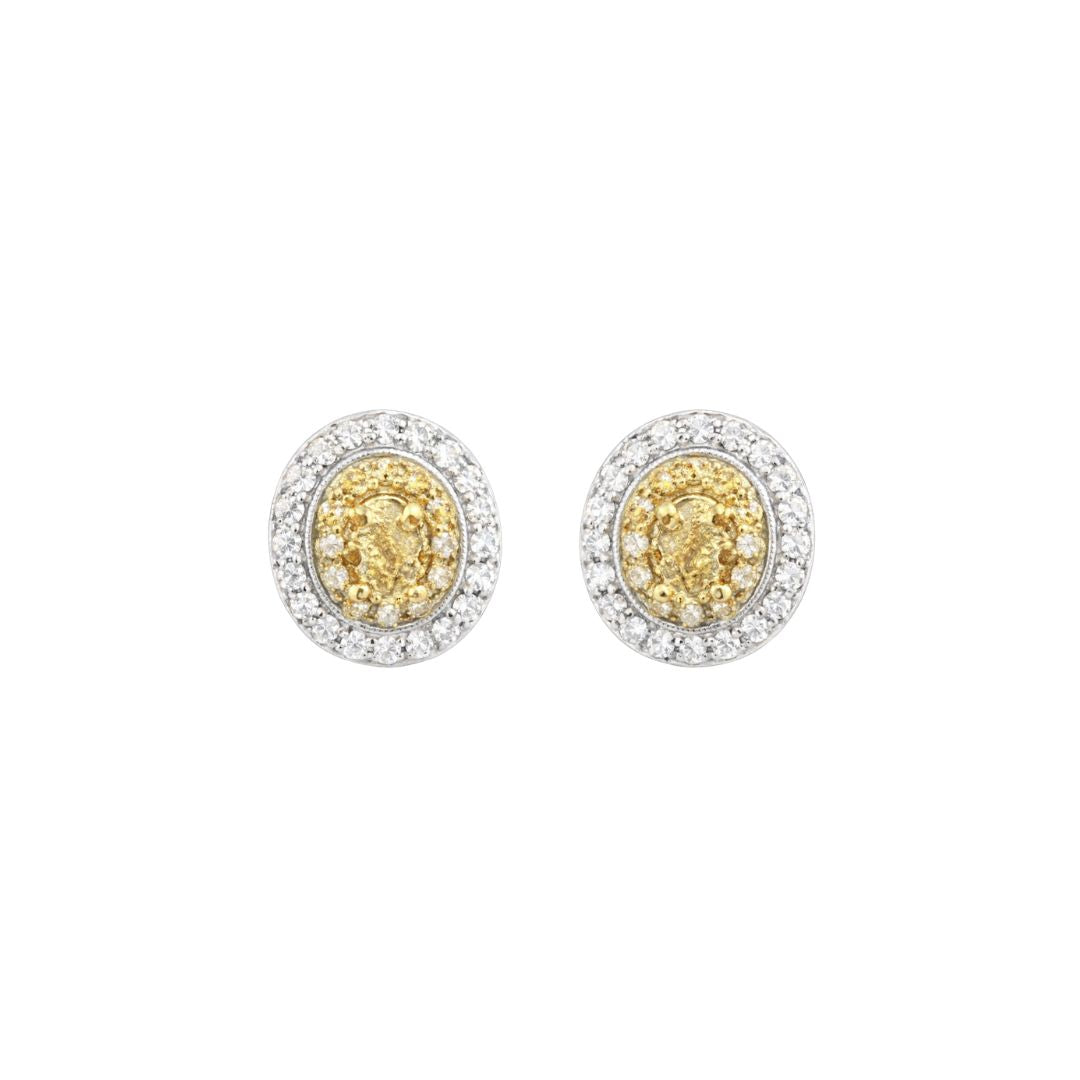 Lorenza Yellow Diamond Studs