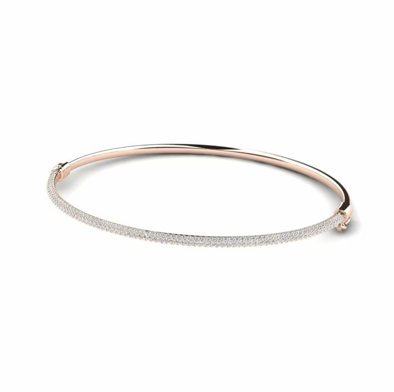 Lucille Pavé Diamond Bangle