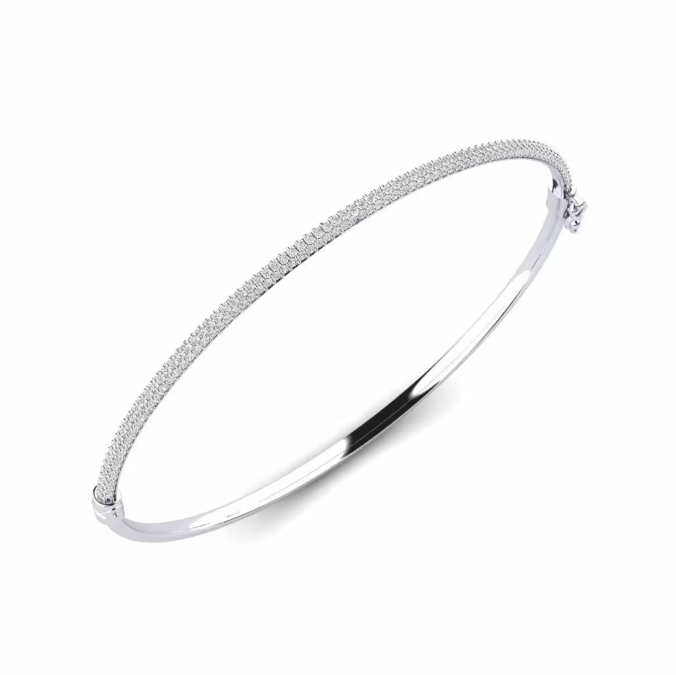 Lucille Pavé Diamond Bangle