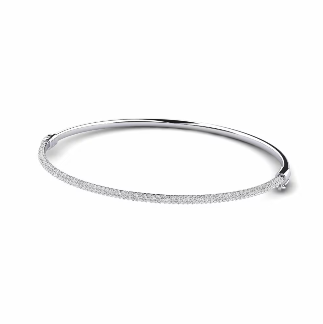 Lucille Pavé Diamond Bangle