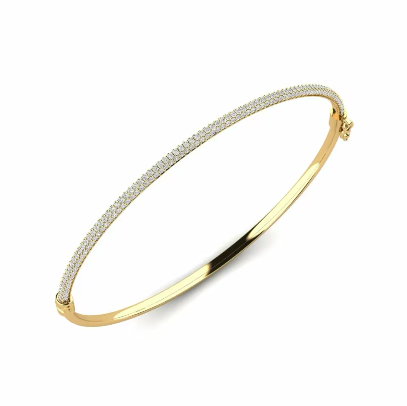 Lucille Pavé Diamond Bangle
