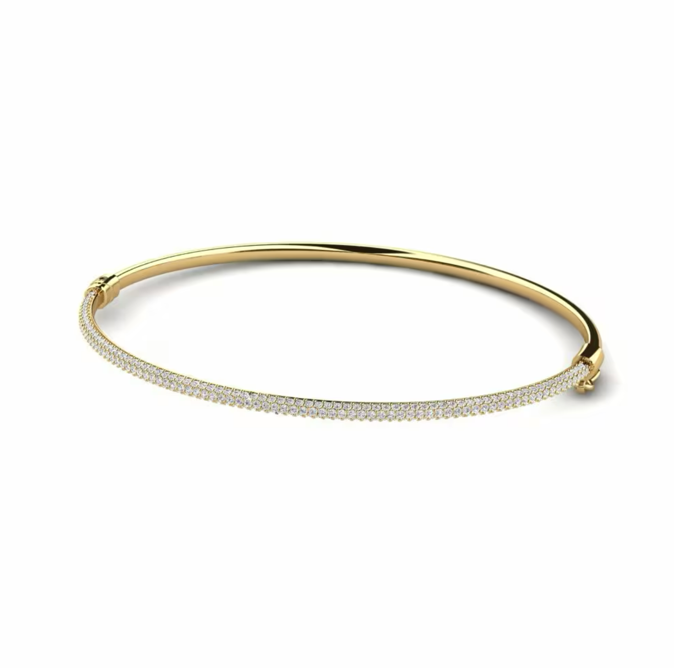 Lucille Pavé Diamond Bangle