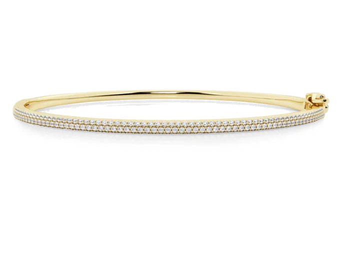 Lucille Pavé Diamond Bangle