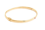 Lulu Birthstone Gold Bangle