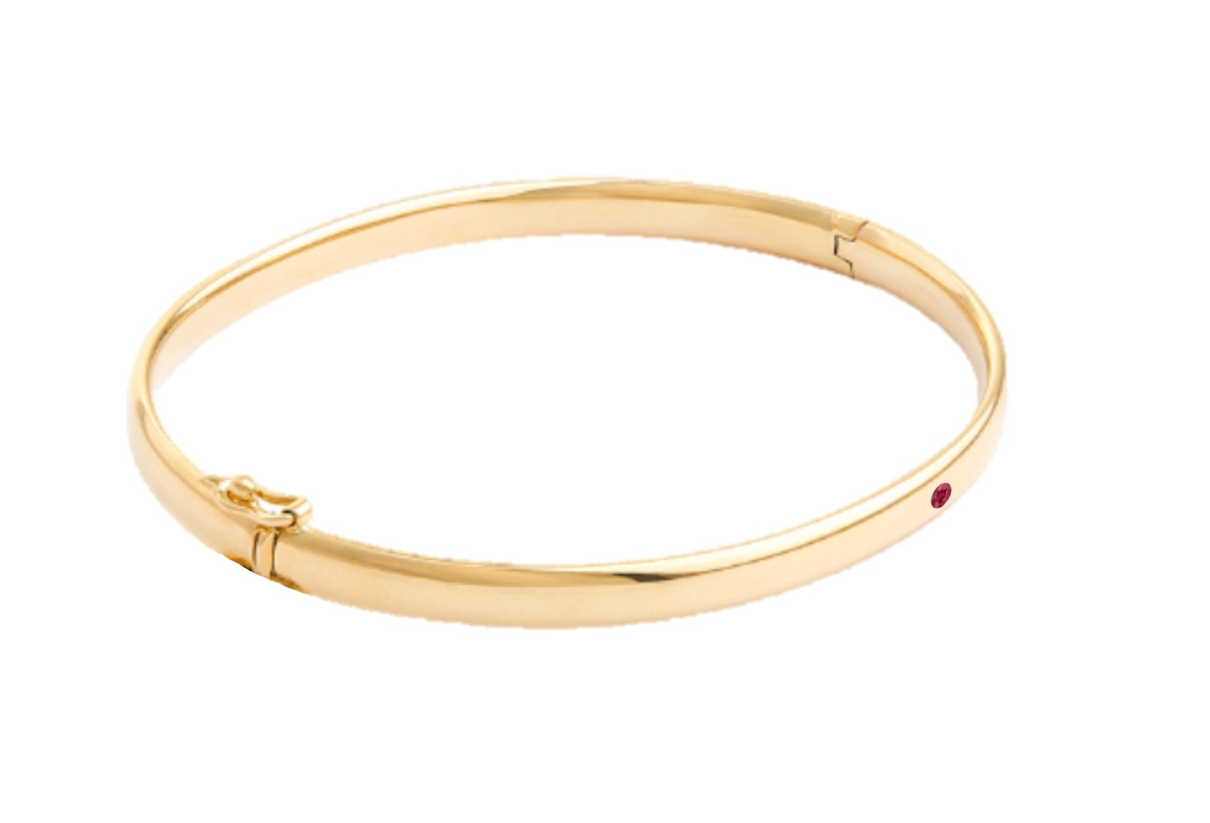 Lulu Birthstone Gold Bangle