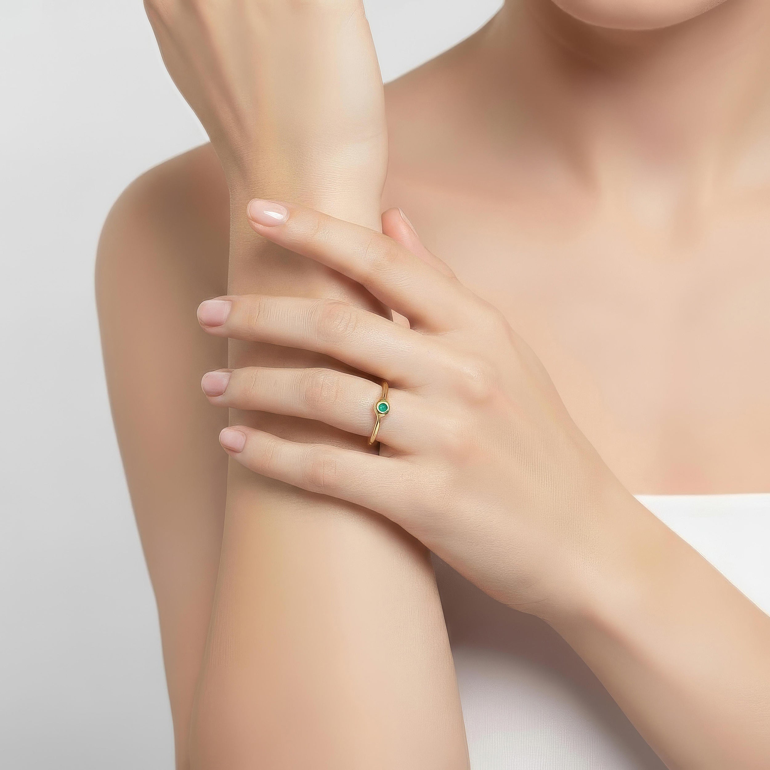 Emille Emerald Ring