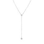 Clemen Diamond Lariat Necklace