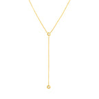 Clemen Diamond Lariat Necklace