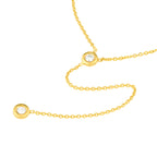 Clemen Diamond Lariat Necklace