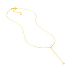 Clemen Diamond Lariat Necklace