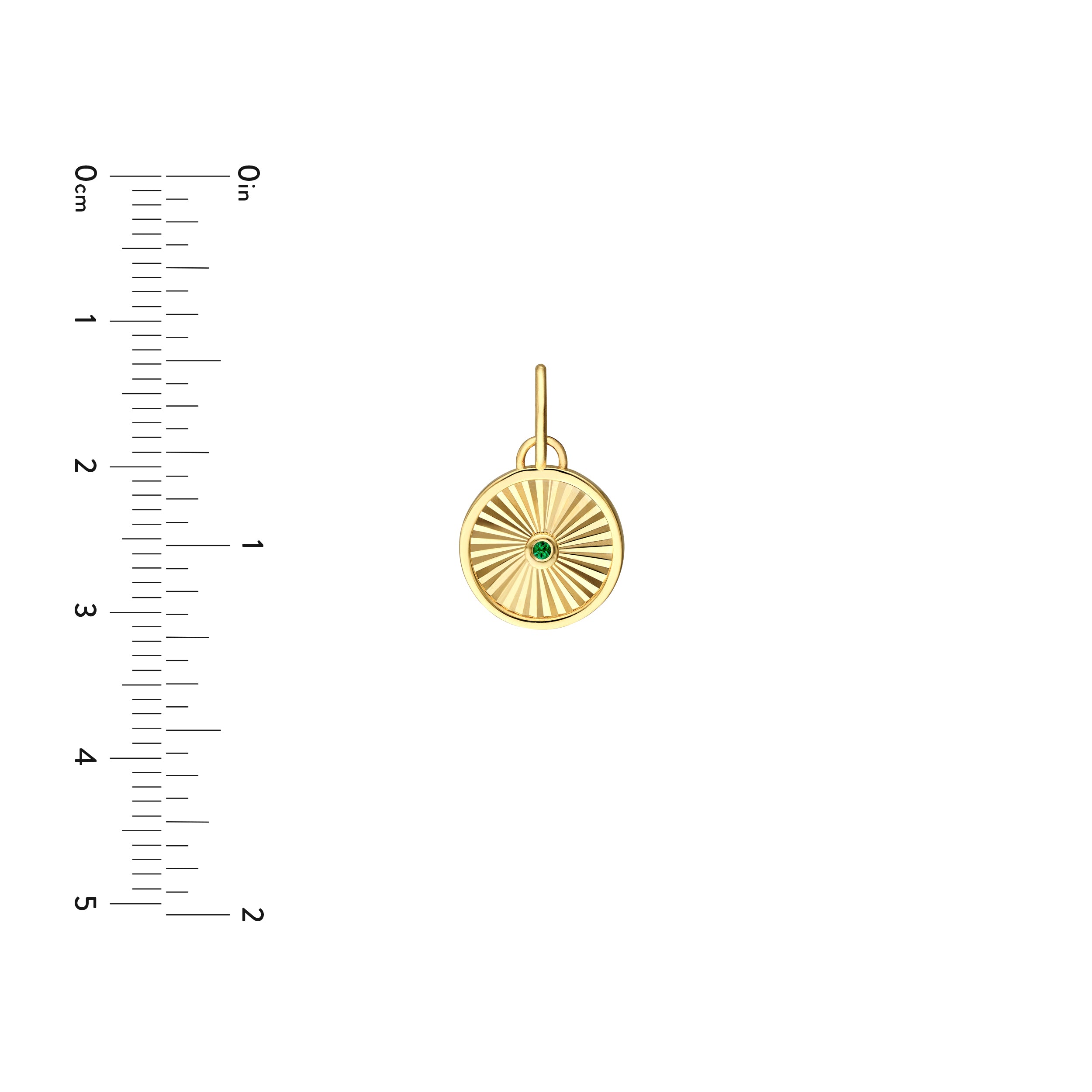Zelma Emerald Pendant