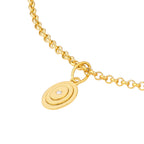 Copelia Diamond Oval Pendant