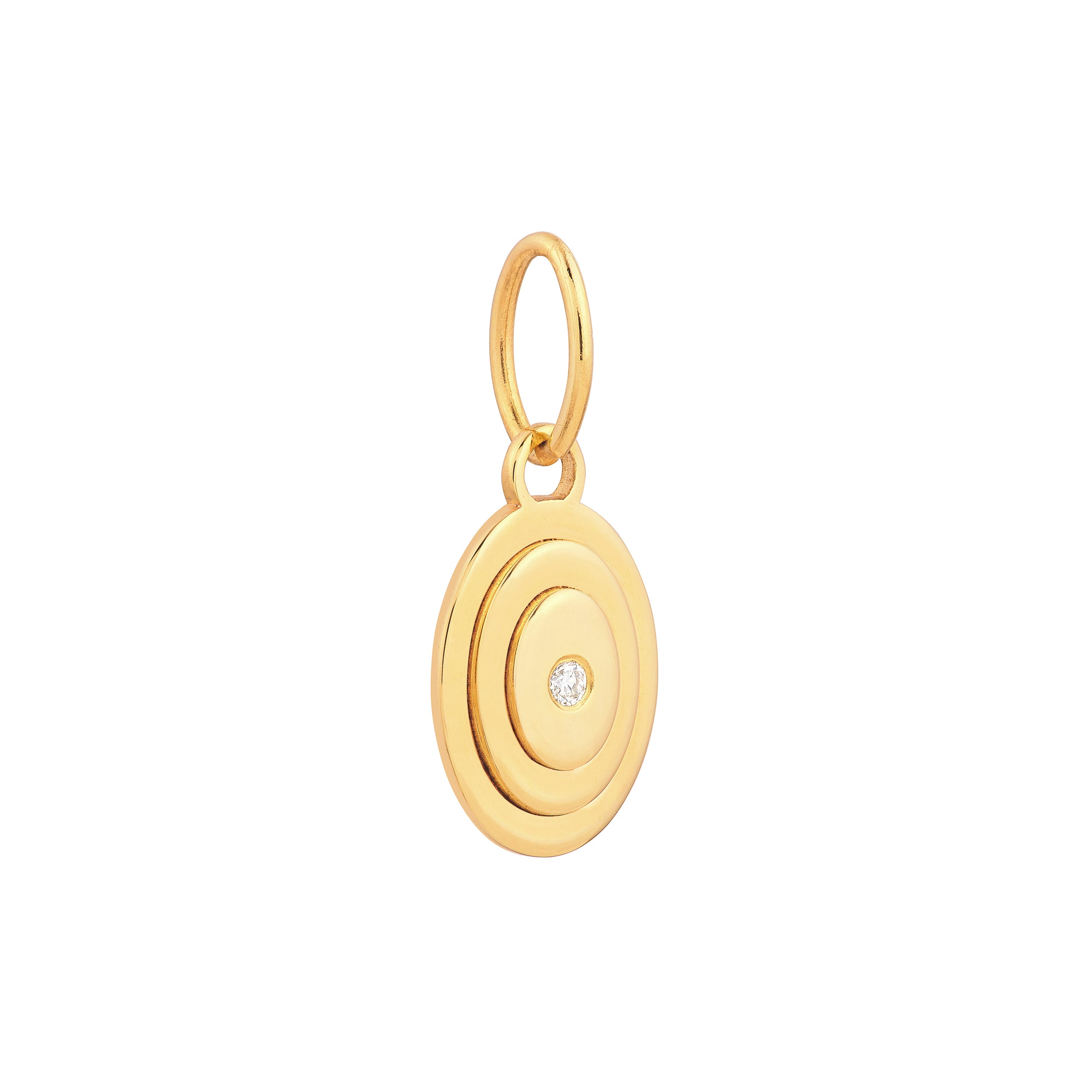 Copelia Diamond Oval Pendant