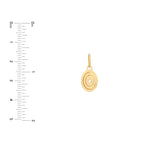 Copelia Diamond Oval Pendant