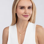 Copelia Diamond Oval Pendant