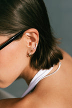 Deuce Large Dual Hoops