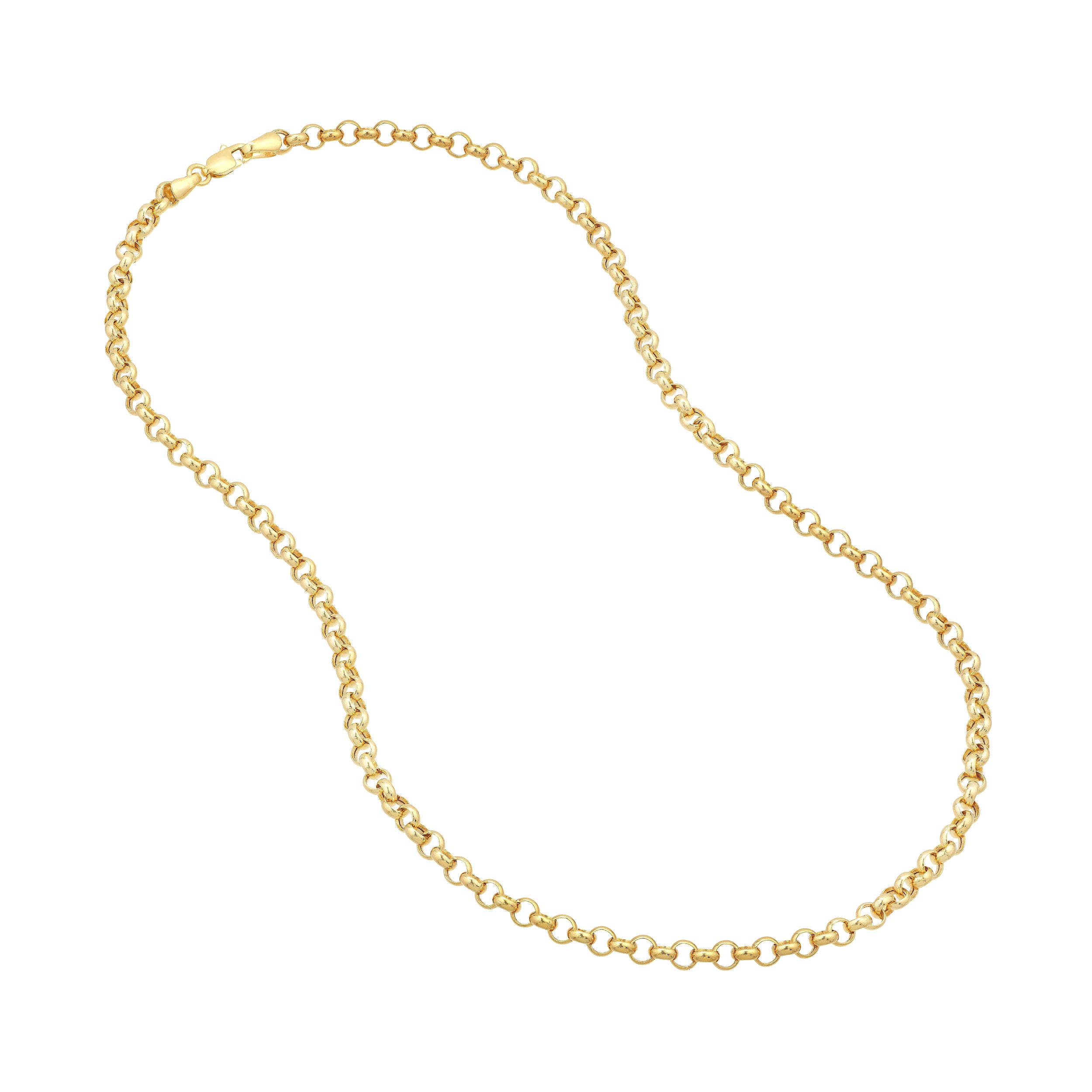 Clara Gold Rolo Chain Necklace